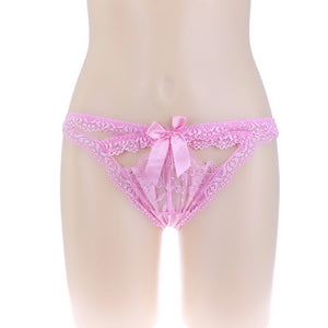 1PC Hot Sexy Fashion Women Panties Knickers Bikini Lingerie Underwear Hollow Flower Bikini Comfortable Lace Thongs G-String
