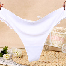 1PC Sexy Women G-string Thongs Lace Floral Sheer Low Waist Underwear Soft Lingerie Ice Silk Briefs Seamless Panties
