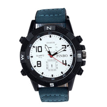 2018 Fashion casual male luxury watches famous brands Luxury Men's Canvas strap Large Dial Military Sport Quartz Wrist Watch