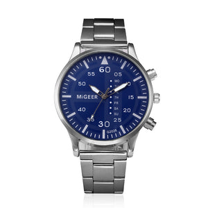 Casual Fashion Men Watches Stainless Steel Quartz Wrist Watch Bracelet Brand Luxury Sports Digital Relogio Masculino Gift 2018