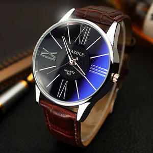 Mens Watches Top Brand Luxury 2018 Yazole Watch Men Fashion Business Quartz-watch Minimalist Belt Male Watches Relogio Masculino