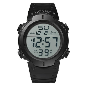 New Luxury men Watches Fashion Waterproof Men's Boy LCD Digital Stopwatch Date Rubber Sport Wrist Watch Masculino Reloje