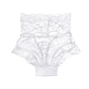 Sexy Lace Underwear Women Fashion High-Rise Ladies Thongs and G Strings Straps Hollow G-String Panties Imitation Lingerie 2017