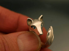 EXCLUSIVE Shaggy Wolf. silver with diamond eyes. pick your color