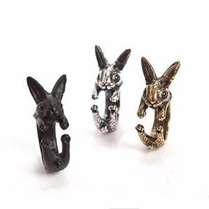 FREE GIVEAWAY - OPPOHERE Super Cute Animal Rabbit Bunny Ring Vintage