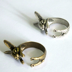 FREE GIVEAWAY - OPPOHERE Super Cute Animal Rabbit Bunny Ring Vintage