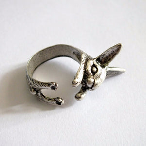 FREE GIVEAWAY - OPPOHERE Super Cute Animal Rabbit Bunny Ring Vintage