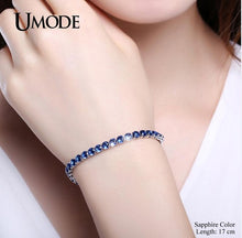 UMODE 5 Colors Cubic Zirconia Tennis Bracelet & Bangles For Women Christmas Gifts New Fashion Lady Jewelry Pulseras Mujer UB0097