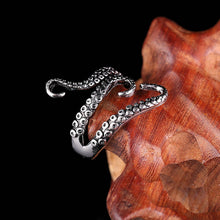 FREE GIVEAWAY - Titanium Steel Gothic Deep Sea Octopus Finger Ring Fashion Jewelry Opened Adjustable Size