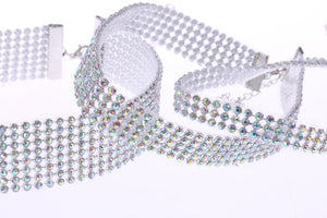 Fashion lovely Women Full Crystal Rhinestone Choker Necklace