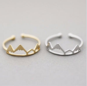 FREE GIVEAWAY -  Jisensp New Fashion Adjustable Ring Open Mountain Rings for Women Birthday Gift Charm Jewelry Finger Rings Anillos Bague