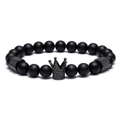 Mcllroy Men Bracelet Crown Bracelets Warrior Jewelry Skull Skeleton Titanium Steel Skull Bangle Bracelets Men Jewelry Halloween