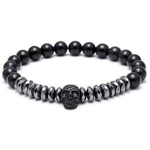 Mcllroy Men Bracelet Crown Bracelets Warrior Jewelry Skull Skeleton Titanium Steel Skull Bangle Bracelets Men Jewelry Halloween