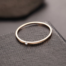 Natural diamond Ring 18k Pure Gold