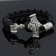 dropshipping 1pcs thor's hammer mjolnir bracelet viking scandinavian norse viking bracelet Men gift