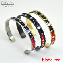 Hot Sale Ltalian Style New Fashion Jewelry 316L Stainless Steel Cuff Bracelet Speedometer Official Bracelet Men 12 Color (1pcs)