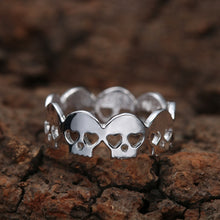 FREE GIVEAWAY - Todorova Gothic Men's Ring Skull Biker Zinc Alloy Male Ring for Women Personalized Punk Silver Gold Wedding Band