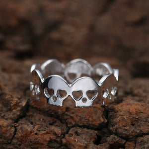 FREE GIVEAWAY - Todorova Gothic Men's Ring Skull Biker Zinc Alloy Male Ring for Women Personalized Punk Silver Gold Wedding Band