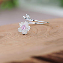 FREE GIVEAWAY - Silver Color Poetic Daisy Cherry Blossom Finger Ring For Women Engagement Fashion Jewelry