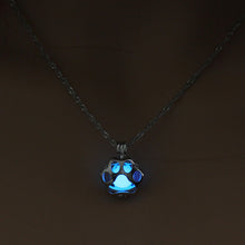 KogMaw Glow in the Dark necklace LOL KogMaw Dog Paw silver Chain Jewelry Pendants & Necklaces