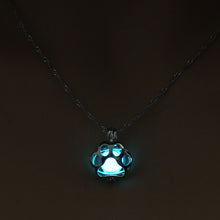 KogMaw Glow in the Dark necklace LOL KogMaw Dog Paw silver Chain Jewelry Pendants & Necklaces