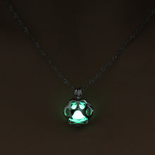 KogMaw Glow in the Dark necklace LOL KogMaw Dog Paw silver Chain Jewelry Pendants & Necklaces