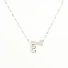 SHUANGR Charms Tiny Silver initial Necklace Letter Choker Initials Name Necklaces Pendant for Women Girl Best Birthday Gift