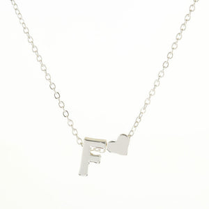 SHUANGR Charms Tiny Silver initial Necklace Letter Choker Initials Name Necklaces Pendant for Women Girl Best Birthday Gift