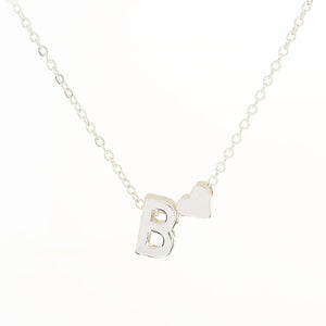 SHUANGR Charms Tiny Silver initial Necklace Letter Choker Initials Name Necklaces Pendant for Women Girl Best Birthday Gift