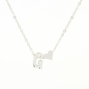 SHUANGR Charms Tiny Silver initial Necklace Letter Choker Initials Name Necklaces Pendant for Women Girl Best Birthday Gift