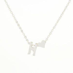 SHUANGR Charms Tiny Silver initial Necklace Letter Choker Initials Name Necklaces Pendant for Women Girl Best Birthday Gift