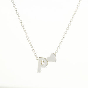 SHUANGR Charms Tiny Silver initial Necklace Letter Choker Initials Name Necklaces Pendant for Women Girl Best Birthday Gift