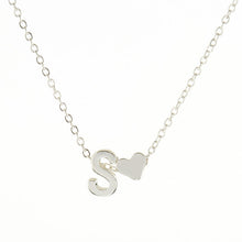 SHUANGR Charms Tiny Silver initial Necklace Letter Choker Initials Name Necklaces Pendant for Women Girl Best Birthday Gift