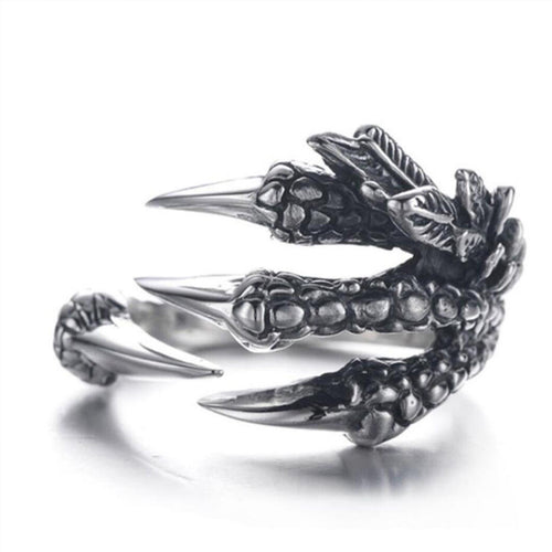 FREE GIVEAWAY - Dragon Claws iker Rings Vintage Gothic