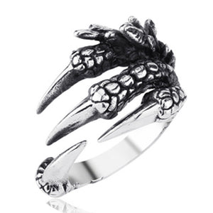 FREE GIVEAWAY - Dragon Claws iker Rings Vintage Gothic