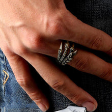 FREE GIVEAWAY - Dragon Claws iker Rings Vintage Gothic