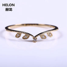 Solid 10k Yellow Gold Rose Gold Natural Diamonds Ring Women Engagement Wedding Band Anniversary Party Fine Jewelry Trendy