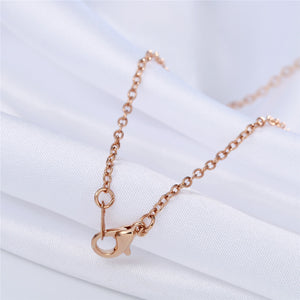 Orchid Flower Pendant Gold & Silver Plated Flower Necklace