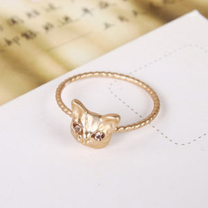 FREE GIVEAWAY - Cat's Head Cute Animal Rings For Women for Gift