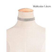 Fashion lovely Women Full Crystal Rhinestone Choker Necklace