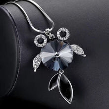 RAVIMOUR Fashion Choker Women Necklace Jewelry Geometric Crystal Statement Pendant Necklace Silver Color Long Chain Colar 2018