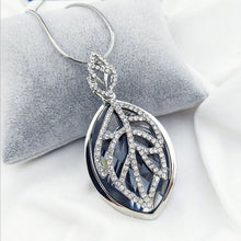 RAVIMOUR Fashion Choker Women Necklace Jewelry Geometric Crystal Statement Pendant Necklace Silver Color Long Chain Colar 2018