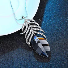 RAVIMOUR Fashion Choker Women Necklace Jewelry Geometric Crystal Statement Pendant Necklace Silver Color Long Chain Colar 2018