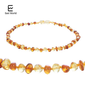 EAST WORLD 2018 New Natural Baltic Amber Teething Necklace/Bracelet Supply Certificate Authenticity Genuine 1000+ Facebook Likes