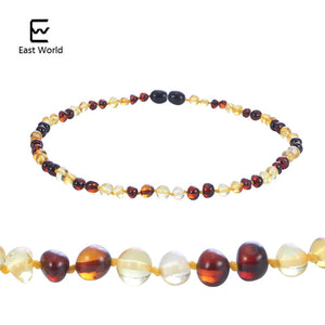 EAST WORLD 2018 New Natural Baltic Amber Teething Necklace/Bracelet Supply Certificate Authenticity Genuine 1000+ Facebook Likes