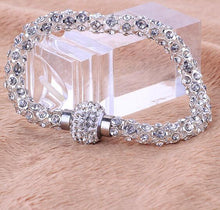 Wholesale Free Shipping Women's Silver Crystal Bracelet  Best Design Fashion Bracelets For Women