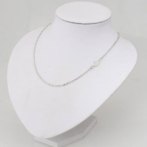 Silver Gold Color Jewelry Love Heart Necklaces & Pendants Double Chain Choker Necklace Collar Women Statement Jewelry Bijoux