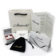 AINUOSHI Trendy 10K Yellow Solid Gold Ring Women Ring Row Drilling Sona Simulated Diamond Engagement Wedding Band Bridal Ring