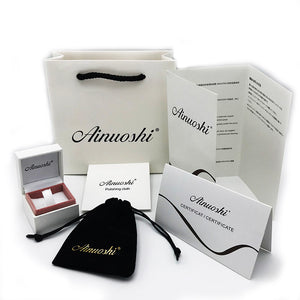 AINUOSHI Trendy 10K Yellow Solid Gold Ring Women Ring Row Drilling Sona Simulated Diamond Engagement Wedding Band Bridal Ring