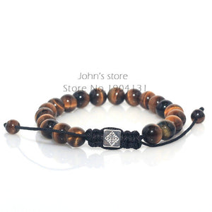 Tiger Eye Bracelet for women Natural Stone Beads Braided Men's Bracelets Jewelry